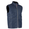 Bodywarmer de Travail Homme Matelassé Col Montant Marine Mécanic  - LMA
