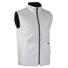 Bodywarmer de Travail Homme Matelassé Bicolore Blanc Mastic - LMA