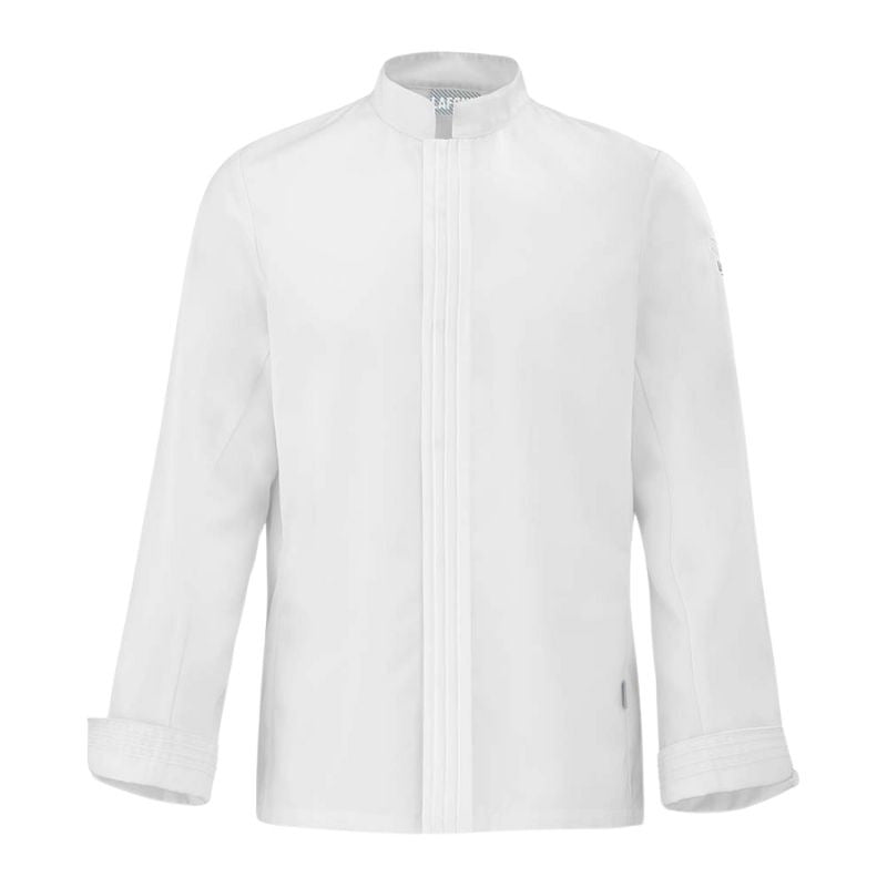 Veste de Cuisine Cristal PI Homme Manches Longues Blanches - LAFONT
