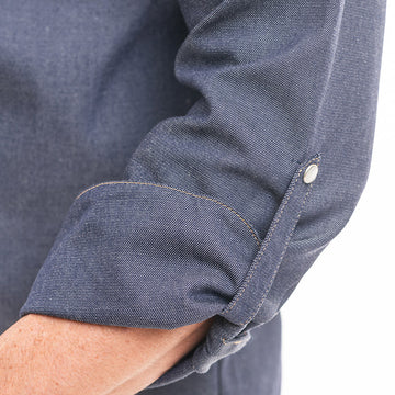 veste de cuisine manches retroussables