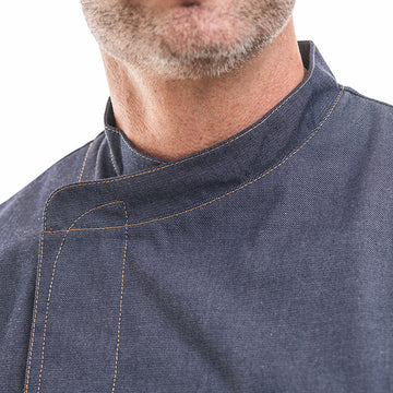 col veste de cuisine homme