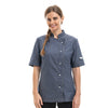 Veste de Cuisine Femme Manches Courtes Poche Jean - MANELLI