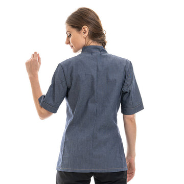 Dos veste de cuisine femme