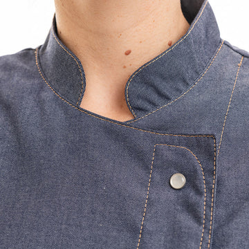 col veste de cuisine femme manelli
