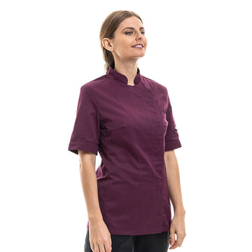 veste de cuisine femme manches courtes