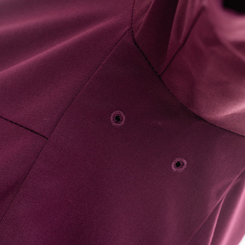 détail veste de cuisine femme