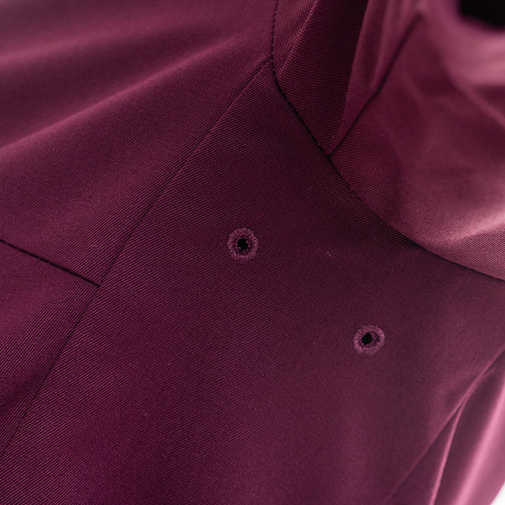 détail veste de cuisine femme