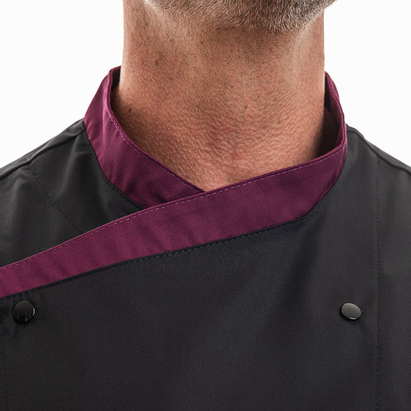 col veste de cuisine homme