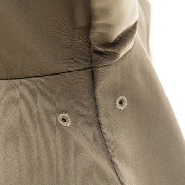 détail veste de cuisine femme