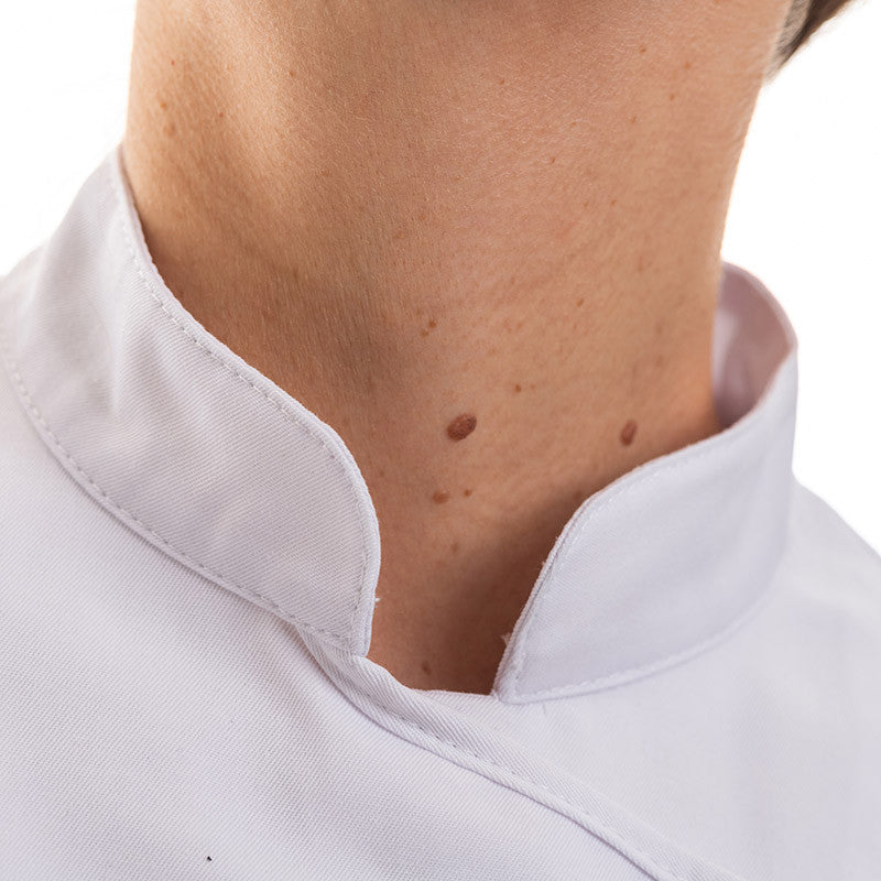 col veste de cuisine femme expression