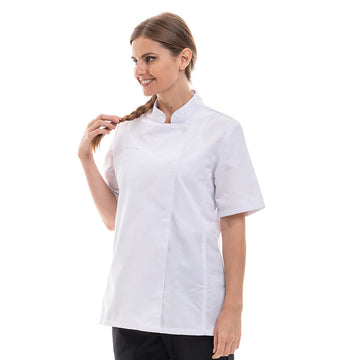 veste de cuisine femme blanche Manelli