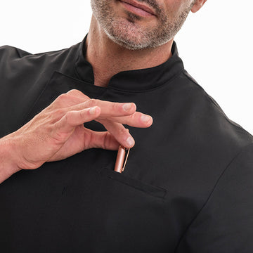 poche poitrine veste de cuisine homme