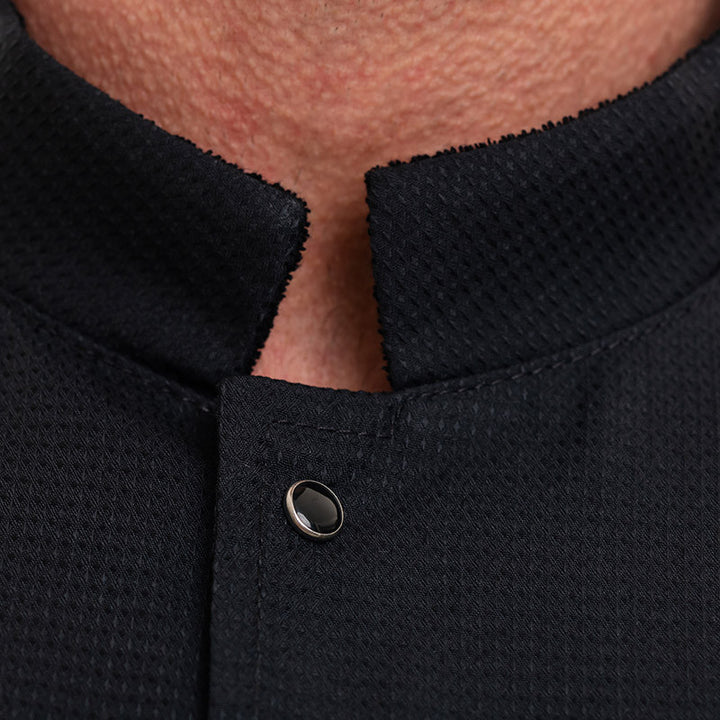 col veste de cuisine homme