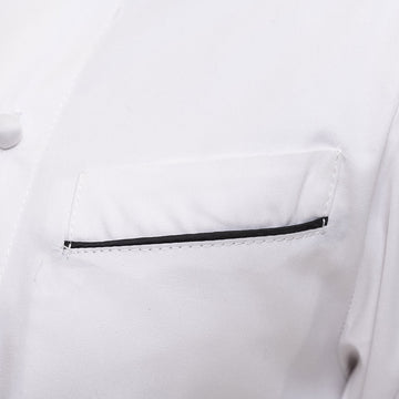 poche poitrine veste de cuisine homme