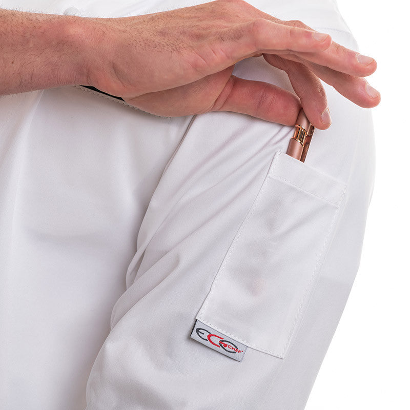 poche stylo de veste de cuisine homme