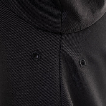 Détail veste de cuisine homme manches courtes manelli