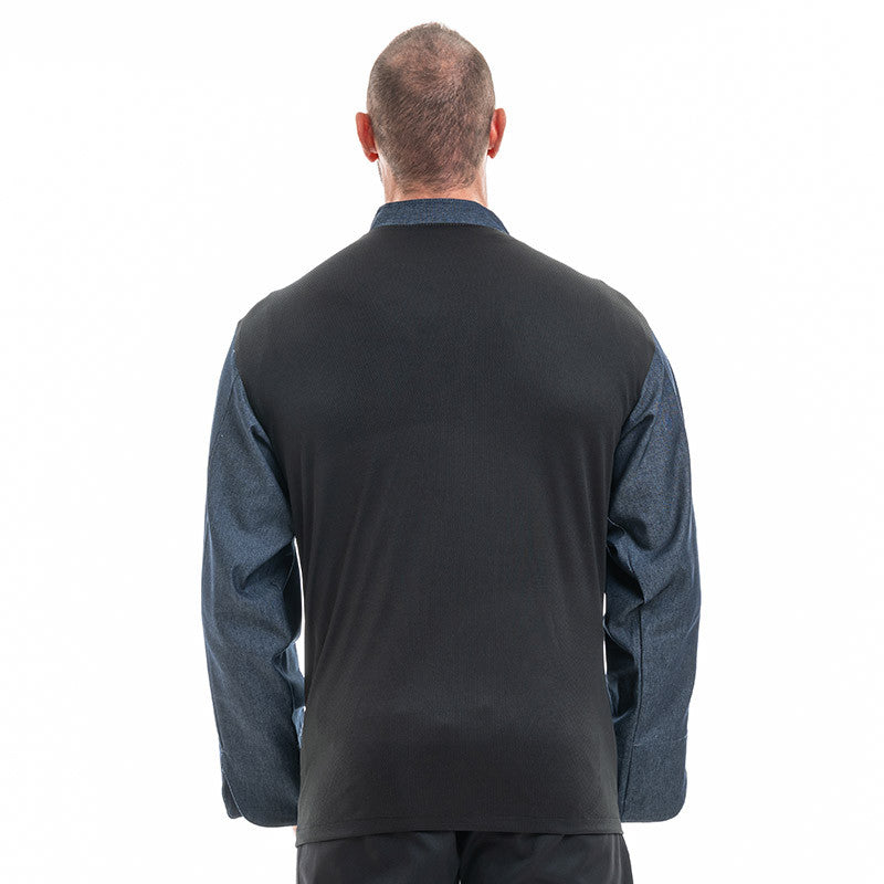 dos veste de cuisine Homme Manche courtes