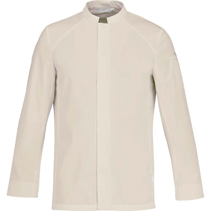 Veste de Cuisine Homme Basil 2 Manches Longues Beige  - LAFONT CUISINE