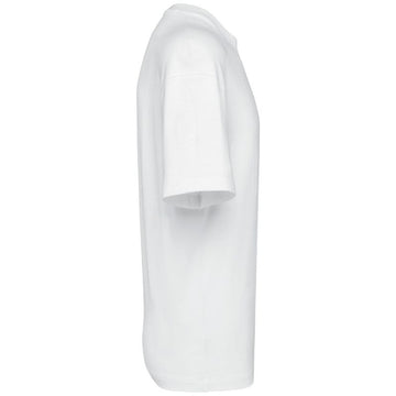 T-shirt blanc unisexe oversize manches courtes
