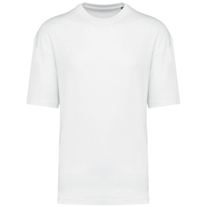 T-shirt blanc unisexe oversize manches courtes