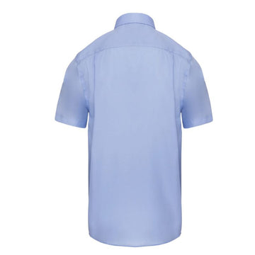 Chemise BLEU CIEL Homme Micro-Sergé Manches Courtes - KARIBAN