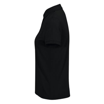 Polo noir de Service Femme Manches Courtes