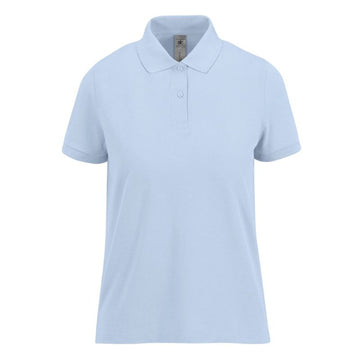 Polo  bleu ciel de Service Femme Manches Courtes