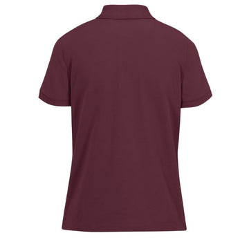 Polo bordeaux de Service Femme Manches Courtes