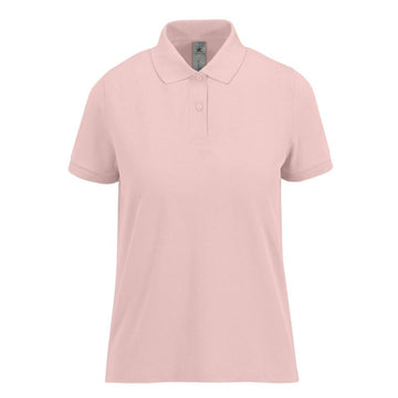 Polo rose de Service Femme Manches Courtes