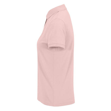Polo rose de Service Femme Manches Courtes