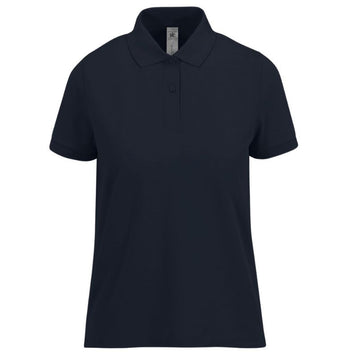 Polo bleu marine de Service Femme Manches Courtes