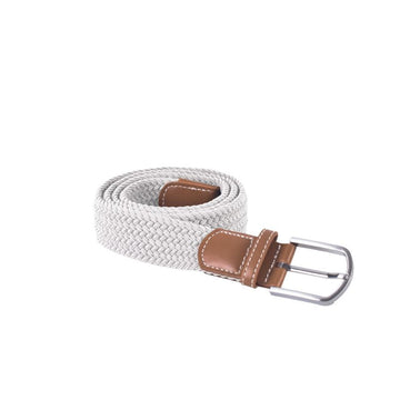 Ceintures Tressées Elastiquées blanc