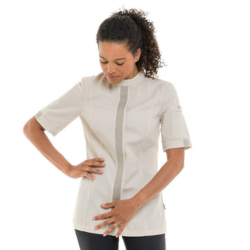 Veste de Cuisine Femme Fava Manches Courtes - LAFONT CUISINE - 3