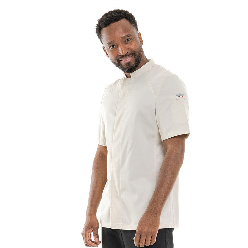 Veste de Cuisine Homme Manches Courtes Basil 2 - LAFONT CUISINE