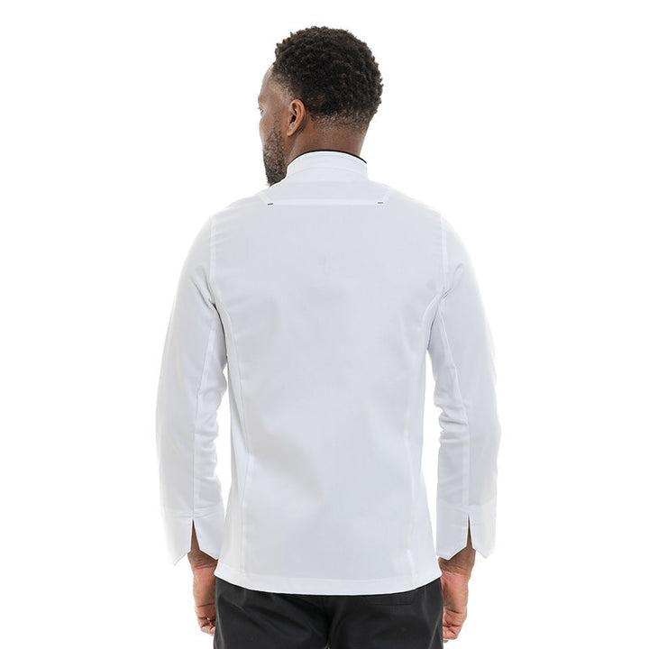 Veste de Cuisine Homme Crush Blanc et Noir - MOLINEL
