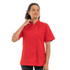 Veste de Cuisine Femme Légère Rouge Californie - MANELLI