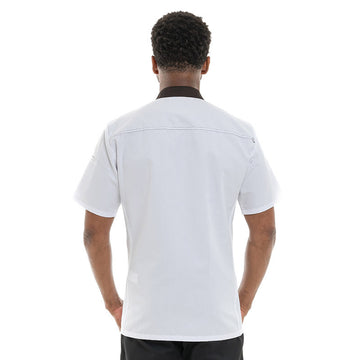 Veste de Cuisine Manches Courtes Abax Moka