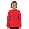 Veste de Cuisine Femme Rouge à Manches Longues Californie - MANELLI