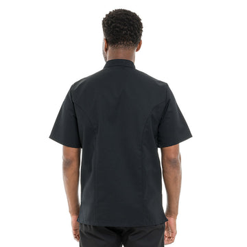 Veste de Cuisine à Manches Courtes Texas Noire - MANELLI - 4