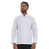 Veste de Cuisine Homme Texas à Manches Longues Blanche - MANELLI