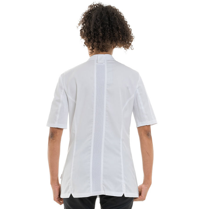 Veste de Cuisine Femme Manches Courtes Nutmeg2 - blanche