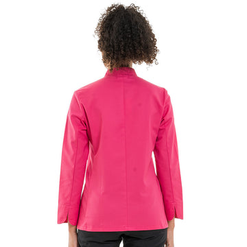 Veste de Cuisine Femme manches longues rose - MC ou ML - MANELLI
