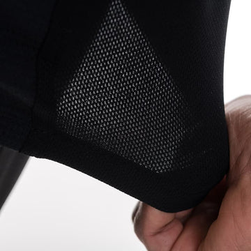 Veste de Cuisine Homme Gaufrée Paris Manches Courtes Noire - MANELLI - 13