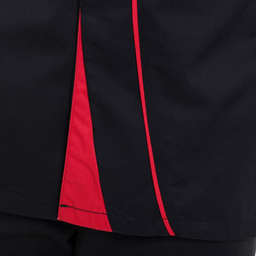 Veste de Cuisine Homme Mint Manches Longues Noir Liseré Rouge - LAFONT CUISINE - 21