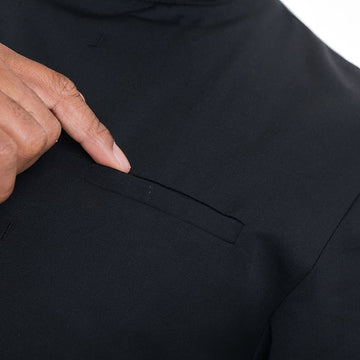Veste de Cuisine Homme Modèle Texas Noir - MANELLI - 7