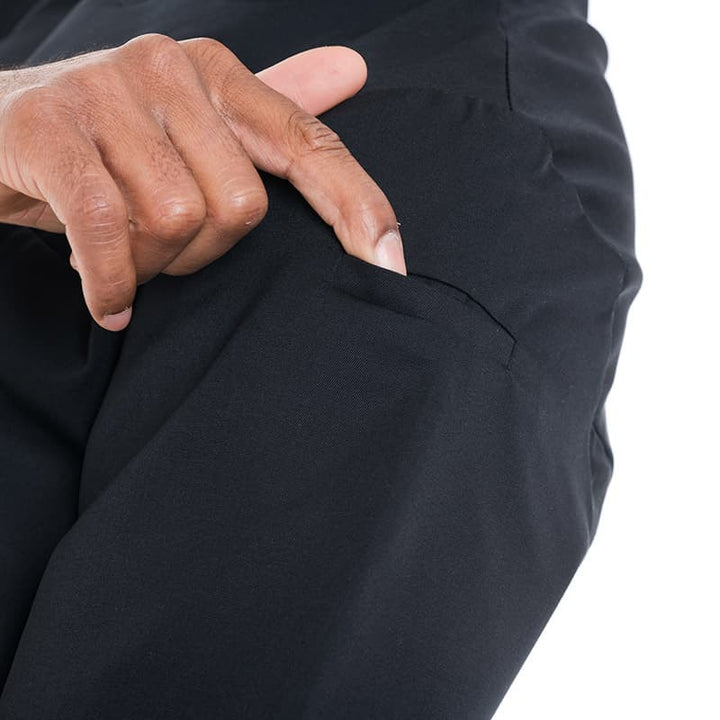 Veste de Cuisine à Manches Longues Texas Noire - MANELLI