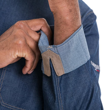 Veste de Cuisine Homme Broca Manches Longues Bleu Jean - LAFONT CUISINE - 14