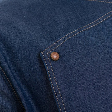 Veste de Cuisine Homme Broca Manches Longues Bleu Jean - LAFONT CUISINE - 17