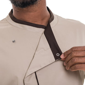 Veste de Cuisine Homme Mint Manches Longues Beige - LAFONT CUISINE - 16