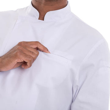 Veste de Cuisine Homme Modèle Texas Blanc - MANELLI - 10